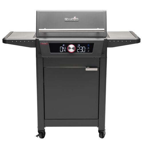 Barbecue elettrico - EVOLVE® - CHARBROIL - con rotelle / in acciaio / in ghisa