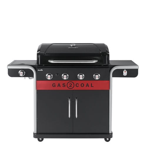 Barbecue a gas - GAS2COAL 2.0 440 - CHARBROIL - con rotelle / in ghisa / in acciaio inossidabile