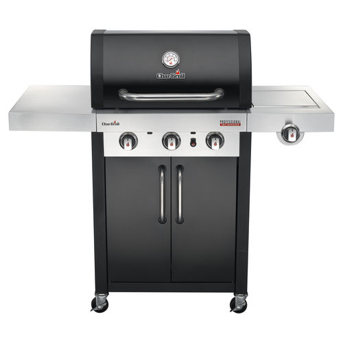 Barbecue a gas - PROFESSIONAL 3400 B - CHARBROIL - con rotelle / in ghisa / in acciaio inossidabile