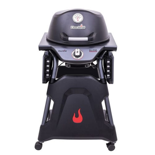 Barbecue elettrico - ALL-STAR 120 B  - CHARBROIL - con rotelle / in ghisa / in acciaio inossidabile
