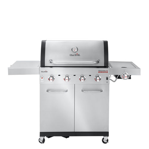 Barbecue a gas - PROFESSIONAL PRO S 4 - CHARBROIL - con rotelle / in ghisa / in acciaio inossidabile