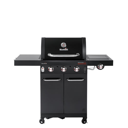 Barbecue a gas - PROFESSIONAL CORE B 3 - CHARBROIL - con rotelle / in ghisa / in acciaio inossidabile