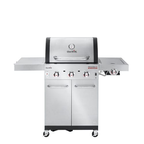 Barbecue a gas - PROFESSIONAL PRO S 3 - CHARBROIL - con rotelle / in ghisa / in acciaio inossidabile
