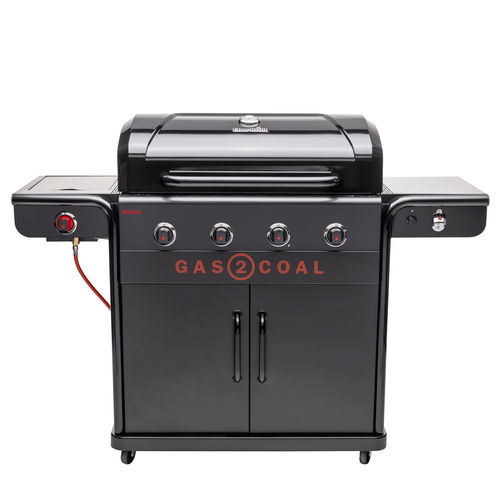 Barbecue a gas - Gas2Coal Special Edition 4 - CHARBROIL - a carbonella / con rotelle / in acciaio