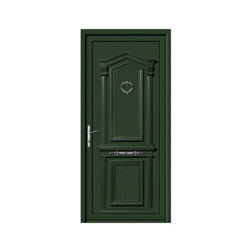 Porta d'ingresso - ARQUITECTURA PERFECTA : IRIS - ALUPORTA - in alluminio / battente / semivetrata