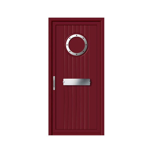 Porta d'ingresso - RANURADOS : CINC  - ALUPORTA - in alluminio / battente / senza vetri