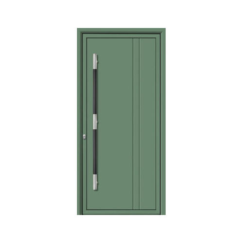 Porta d'ingresso - EVOLUCION : CRIPTON - ALUPORTA - in alluminio / in acciaio inossidabile / in PVC