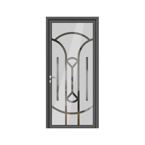 Porta d'ingresso - PETA - ALUPORTA - in alluminio / battente / vetrata