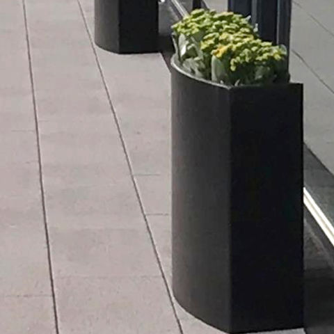 Fioriera in legno - Feel Green - curva / modulabile / contemporanea