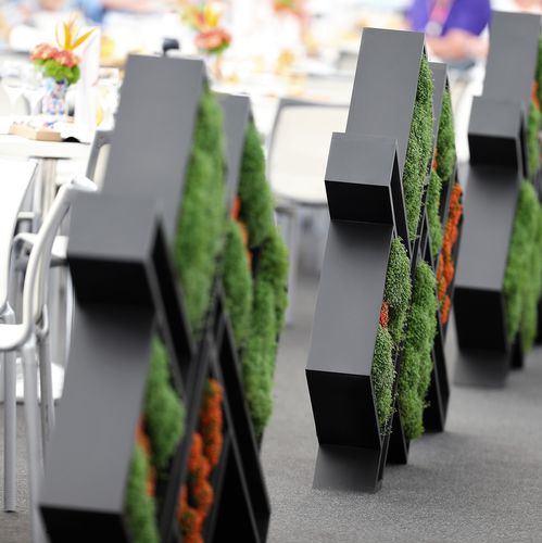 Separatore di spazi in legno - FLOWERS LIBRARY - Feel Green - per ufficio / per ristorante / per spazio pubblico