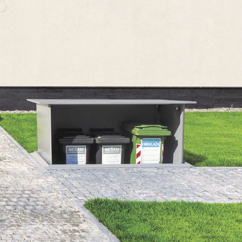 Copribidone per uso residenziale - HideOUT 3-phase - Dukin d.o.o. - di riciclaggio / in alluminio / in acciaio con rivestimento a polvere