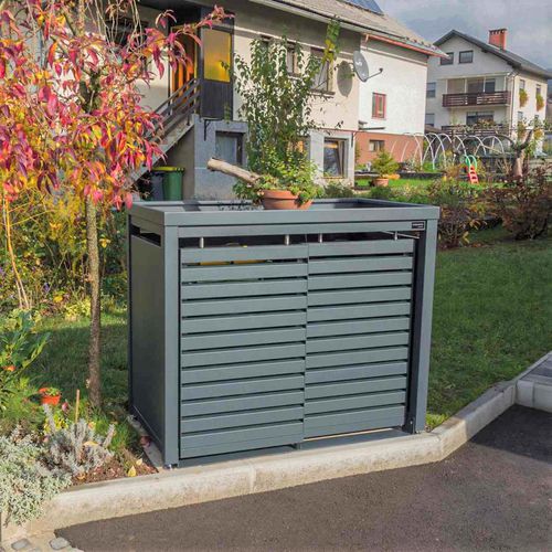 Copertura per contenitori per riciclaggio - StyleOUT® 2x120 LINIS  - Dukin d.o.o.