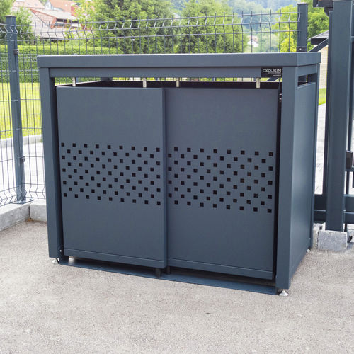 Copertura per contenitori per riciclaggio - StyleOUT® 2x120 QUBIS - Dukin d.o.o.
