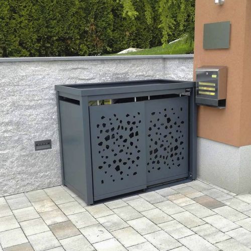 Copertura per contenitori per riciclaggio - StyleOUT® 2x120 TOMO - Dukin d.o.o.