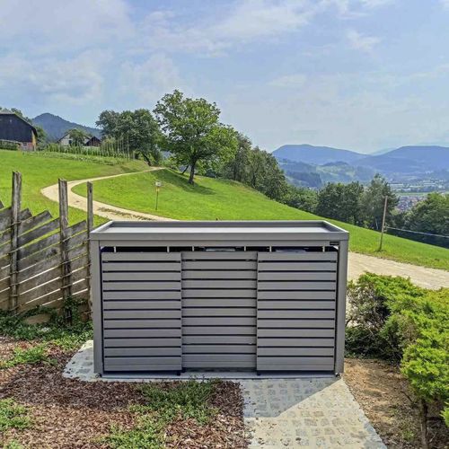 Copertura per contenitori per riciclaggio - StyleOUT® 3x120 LINIS  - Dukin d.o.o.