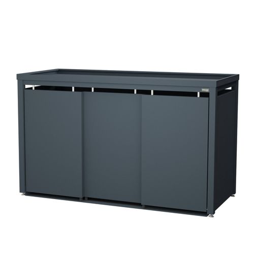 Copertura per contenitori per riciclaggio - StyleOUT® 3x240 BLANK - Dukin d.o.o.