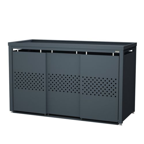 Copertura per contenitori per riciclaggio - StyleOUT® 3x240 QUBIS - Dukin d.o.o.