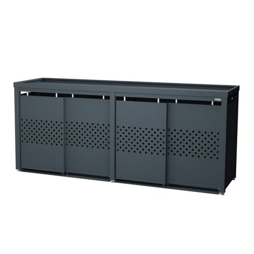 Copertura per contenitori per riciclaggio - StyleOUT® 4x120 QUBIS - Dukin d.o.o.