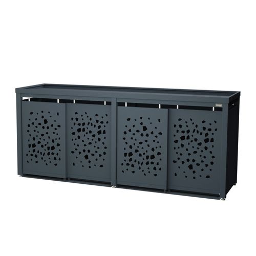 Copertura per contenitori per riciclaggio - StyleOUT® 4x120 TOMO - Dukin d.o.o.
