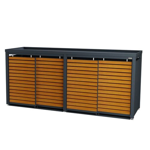 Copertura per contenitori per riciclaggio - StyleOUT® 4x240 LINIS - Dukin d.o.o.