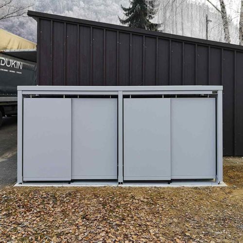 Copertura per contenitori per riciclaggio - StyleOUT® 4x240 BLANK - Dukin d.o.o.