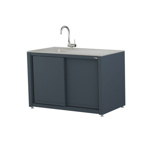 Cucina da esterno - CookOUT® BLANK 135 - Dukin d.o.o. - contemporanea / in alluminio / nera