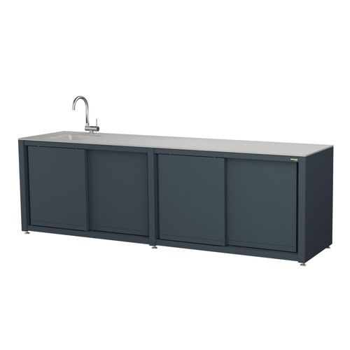 Cucina da esterno - CookOUT® BLANK 286 - Dukin d.o.o. - contemporanea / in acciaio inossidabile / in alluminio