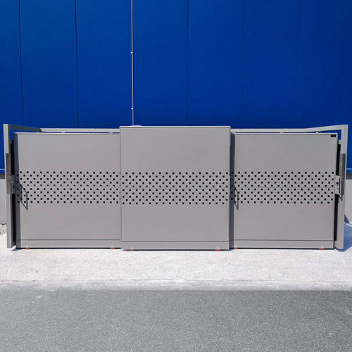 Copertura per contenitori per riciclaggio - StyleOUT® QUBIS 3x1100 - Dukin d.o.o.