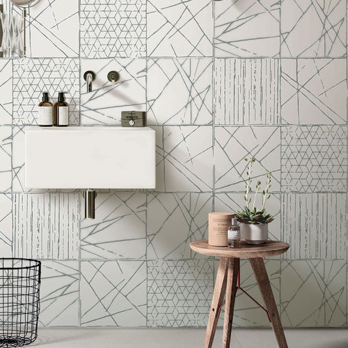 Piastrella in gres porcellanato - Ceramiche Master - levigata / da interno / da bagno