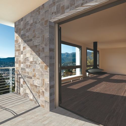 Piastrella in gres porcellanato - YUKON - Ceramiche Master - levigata / da esterno / per terrazza