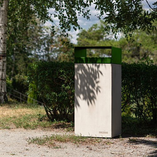 Portarifiuti pubblico - CASLA - STREETPARK s.r.o. - con piedi / in acciaio galvanizzato / in acciaio con rivestimento a polvere