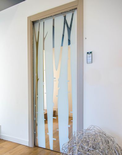 Rivestimento per porta in vetro - Premium Sliding Doors - su misura