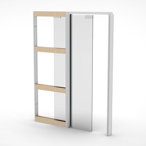 Controtelaio per porta scorrevole in vetro - FRAMELESS GLASS CAVITY FRAME - Premium Sliding Doors