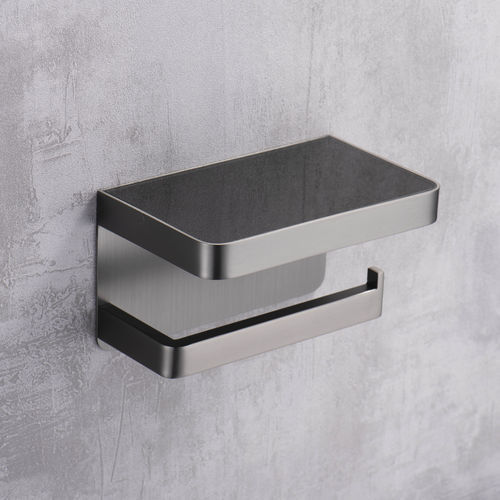 Portarotolo da parete - H78 - Bathvo Technology Co. Ltd. - in acciaio inossidabile / in vetro / levigato