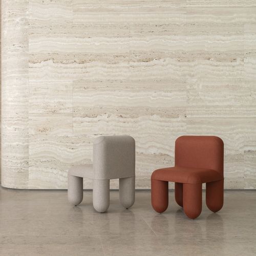 Sedia contemporanea - Hello - NOOM - da interno / in tessuto / con supporto in metallo