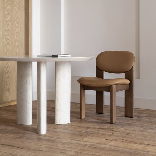 Sedia contemporanea - Archipen  - NOOM - da interno / in pelle / con supporto in frassino