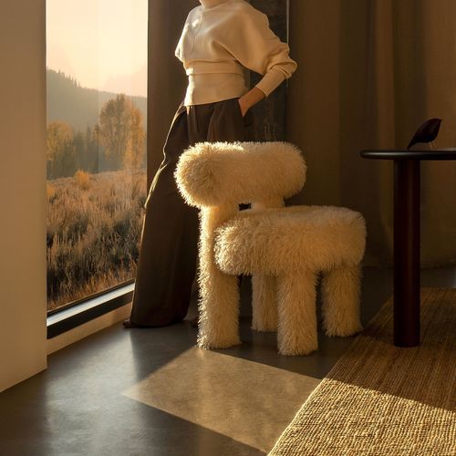 Sedia contemporanea - Gropius CS1 - NOOM - da interno / in tessuto / con supporto in legno
