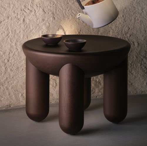 Tavolino basso contemporaneo - Freyja  - NOOM - in rovere / in noce / in frassino