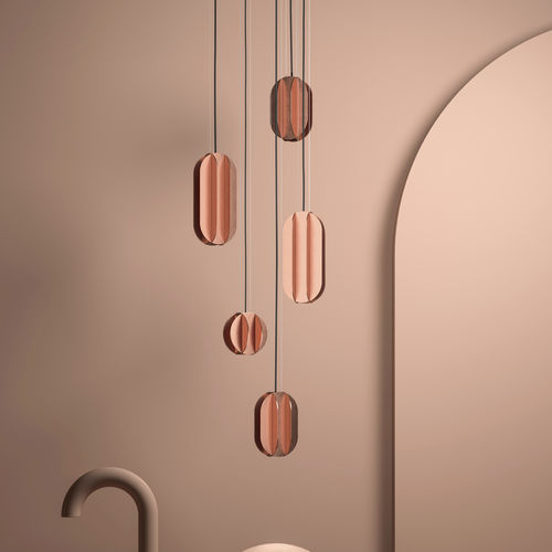 Lampada a sospensione - EL CS2 - NOOM - in rame / contemporanea / con cavo