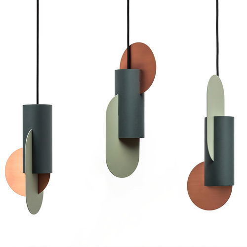 Lampada a sospensione - Suprematic CS1 - NOOM - in rame / in acciaio verniciato / contemporanea