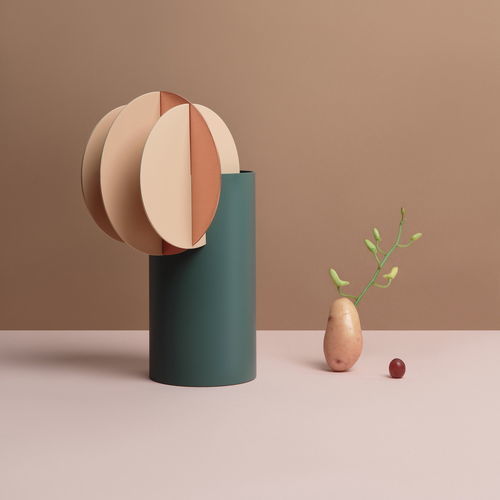 Vaso contemporaneo - Delaunay  - NOOM - in ottone / in rame / in acciaio verniciato