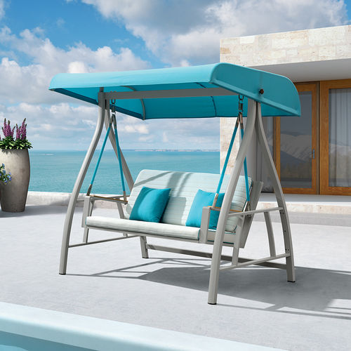 Dondolo da giardino in tessuto - H-102J - Howvin outdoor furtniture - in metallo / autoportante / con cuscino rimovibile
