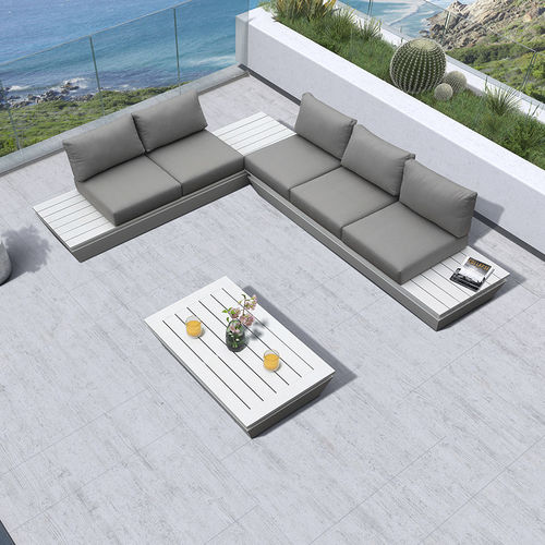 Divano modulare - H-HM5071 - Howvin outdoor furtniture - d'angolo / letto / design originale