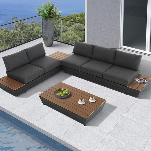Divano d'angolo - H-HM5128 - Howvin outdoor furtniture - contemporaneo / per esterni / in tessuto acrilico