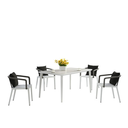 Sedia da giardino contemporanea - H-25070 - Howvin outdoor furtniture - da esterno / in corda / con supporto in alluminio
