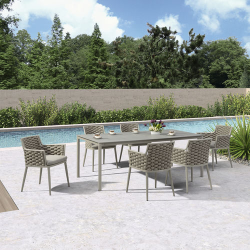 Sedia da pranzo contemporanea - H-25232 - Howvin outdoor furtniture - da esterno / da interno / in corda
