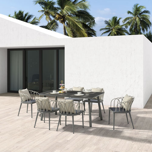 Sedia contemporanea - H-25070 - Howvin outdoor furtniture - da esterno / da interno / in tessuto