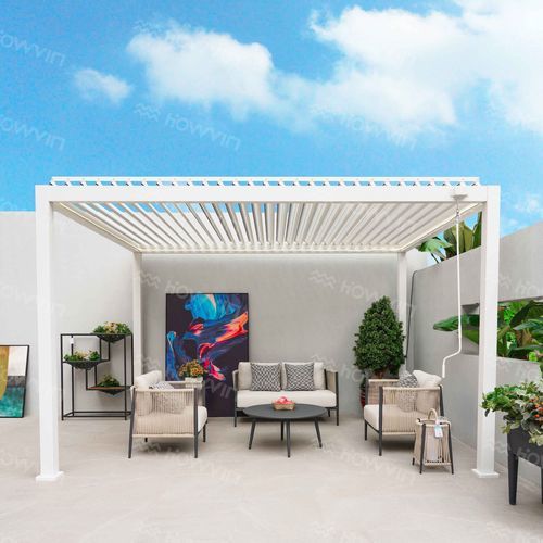 Pergola autoportante - H-728W - Howvin outdoor furtniture - in alluminio / in alluminio verniciato / in alluminio estruso