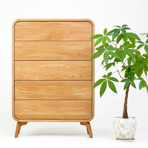 Cassettone alto - SOL-3 - MB Oaksas - contemporaneo / in rovere / su misura
