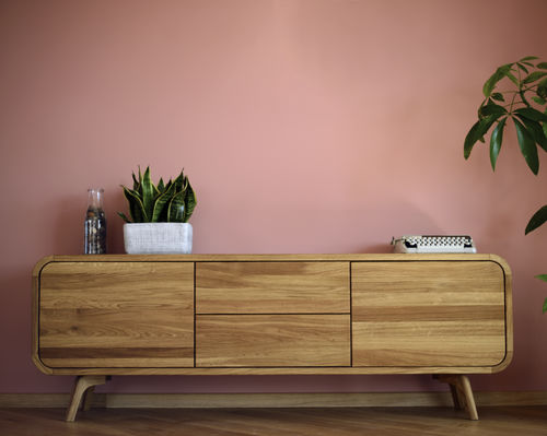 Credenza contemporanea - NEWTON - MB Oaksas - in rovere / su misura